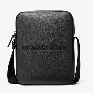 NWT Michael Kors Unisex Embossed Leather Cooper Reporter Bag